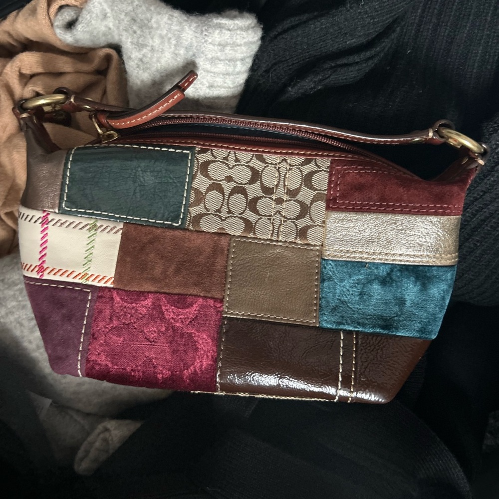 Coach Patchwork Clutch with Wristlet